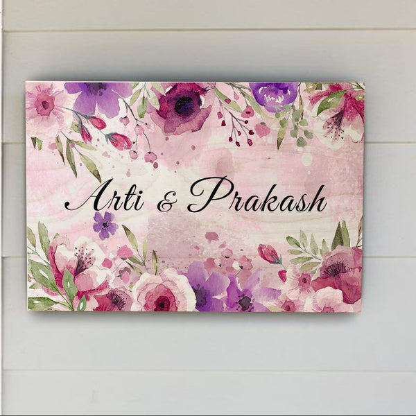 Spring Style Name Plate