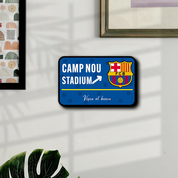FC Barcelona Acrylic Football Stadium Wall Art