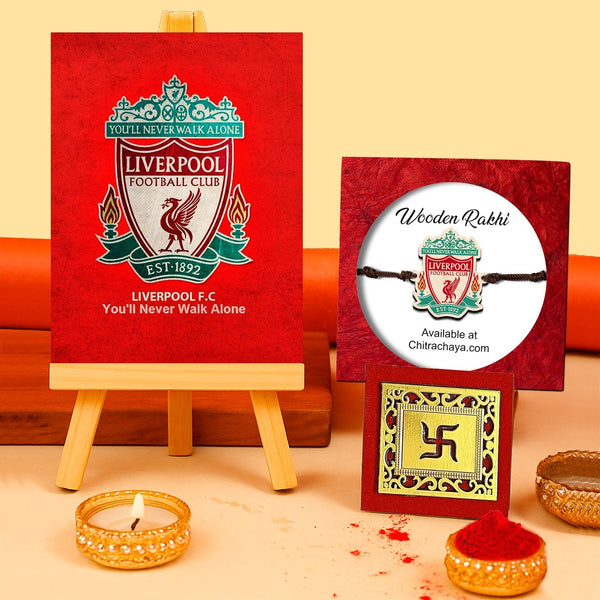 Liverpool Theme Rakhi Hamper