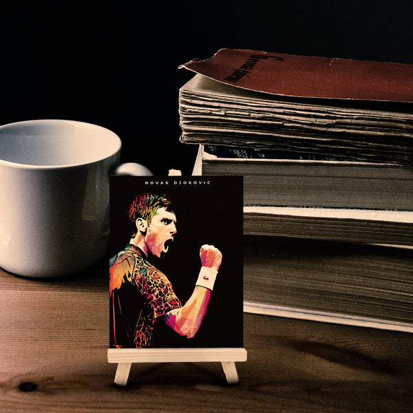 Novak Wood Print With Easel Stand