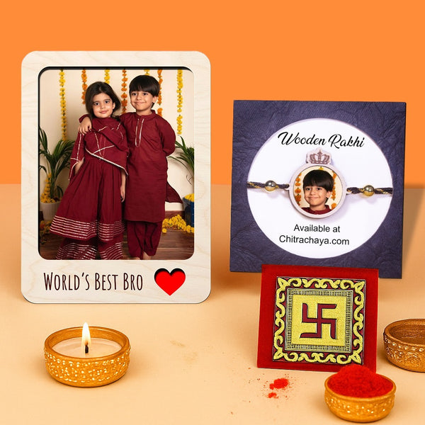 Personalised Crown Theme Rakhi Hamper