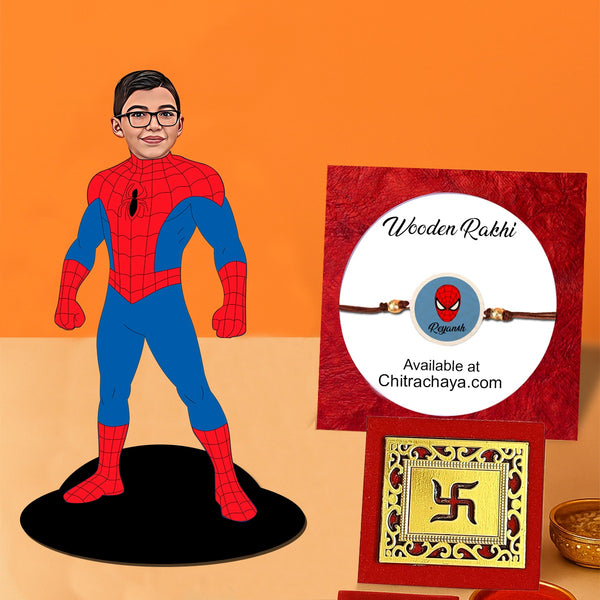 Personalised Spiderman Rakhi Theme Hamper