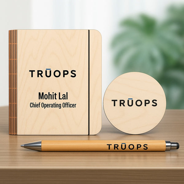 Premium Wooden Binder Hamper – Fully Customised Corporate Gift