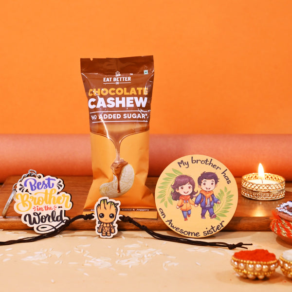 Groot Chibi Rakhi Hamper