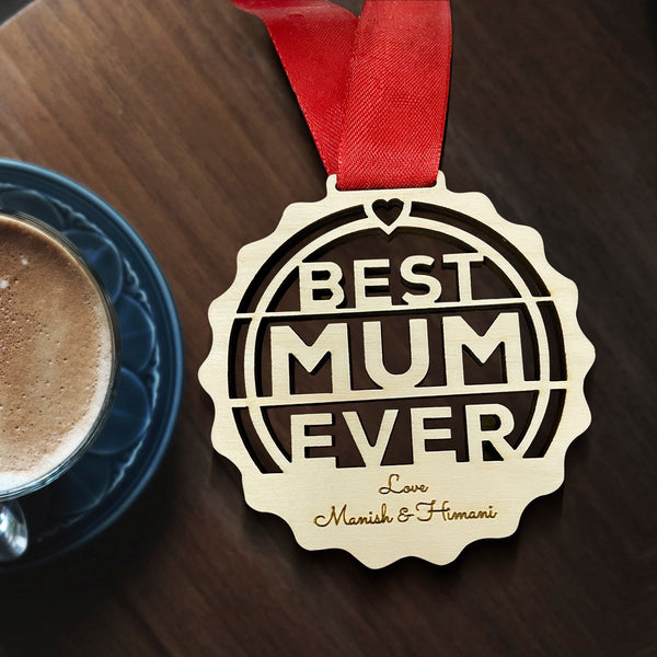 Personalised | Wooden Medal | Mothers Day