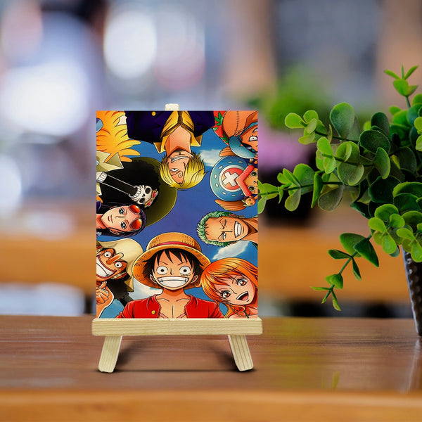 Anime | One Piece Wood Print With Easel Stand