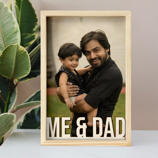 Me and Dad 3D Frame