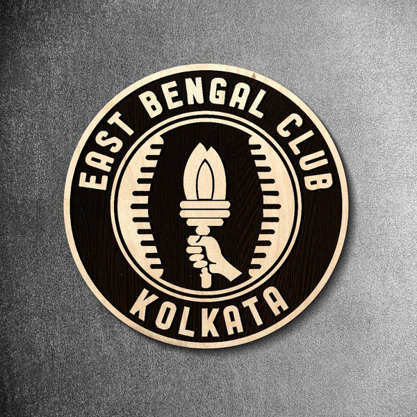 12"x12" Handcrafted Wooden Crest | East Bengal