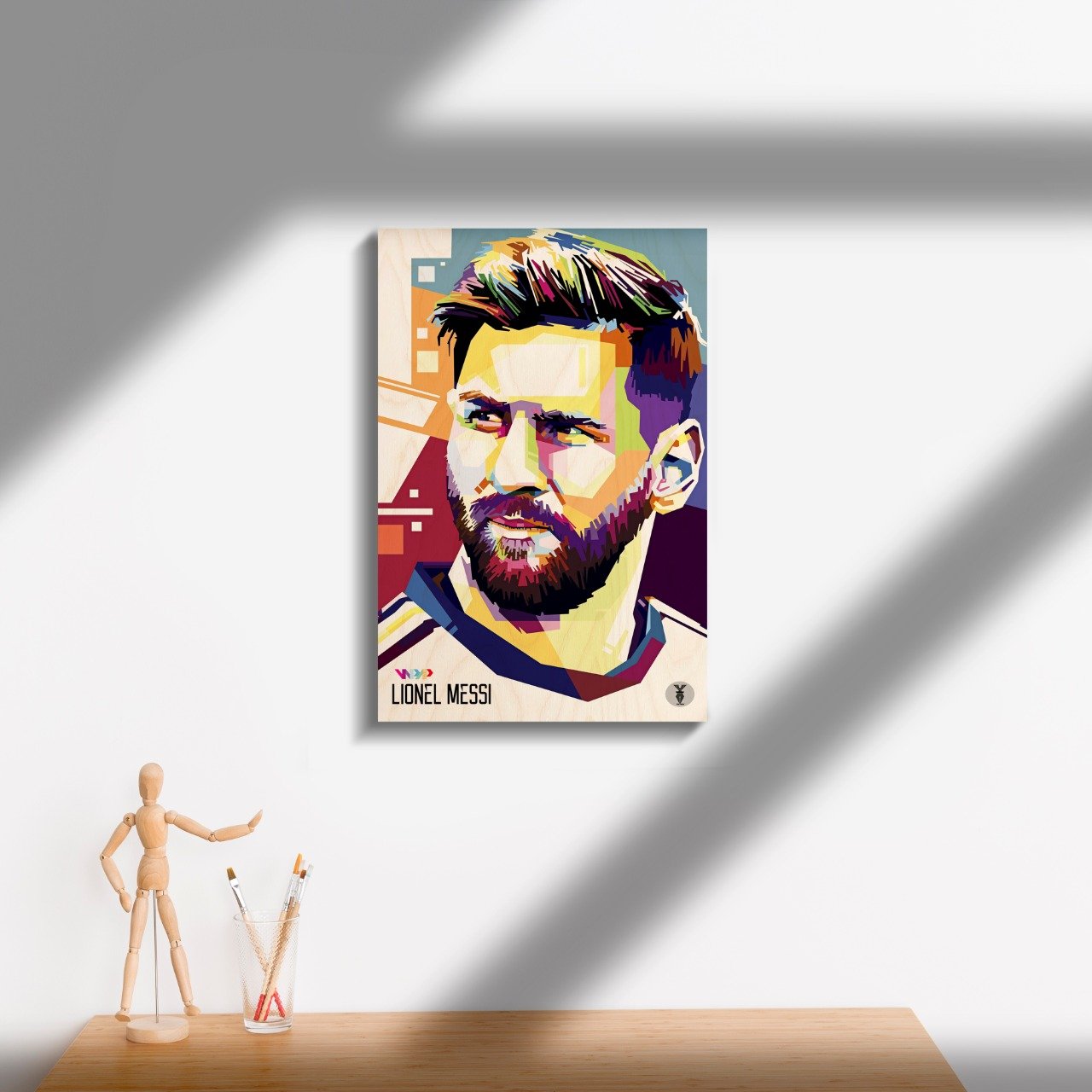 Lionel Messi Wood Print – ChitraChaya