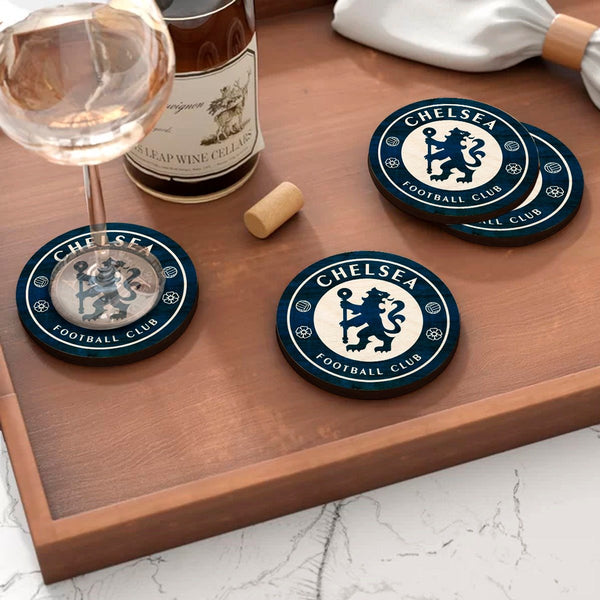 4"x4" Wooden Coasters | Chelsea