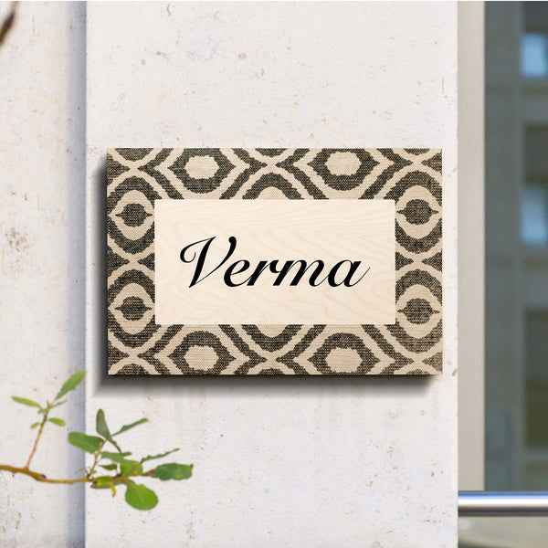 Pattern Name Plate