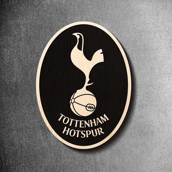 12"x8" Handcrafted Wooden Crest | Tottenham Hotspur