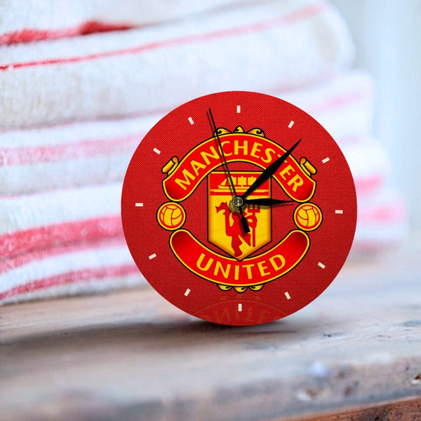 Wooden Table Clock | Red Devils