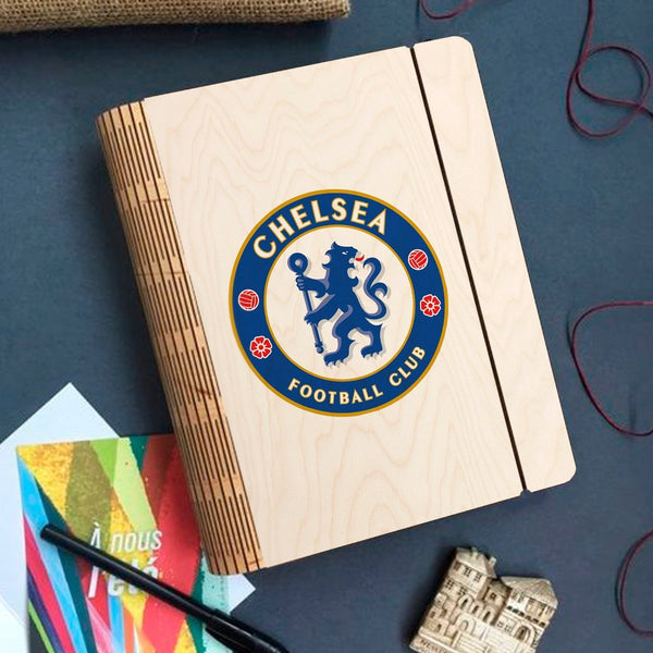 Chelsea F.C. Wooden Notebook Binder