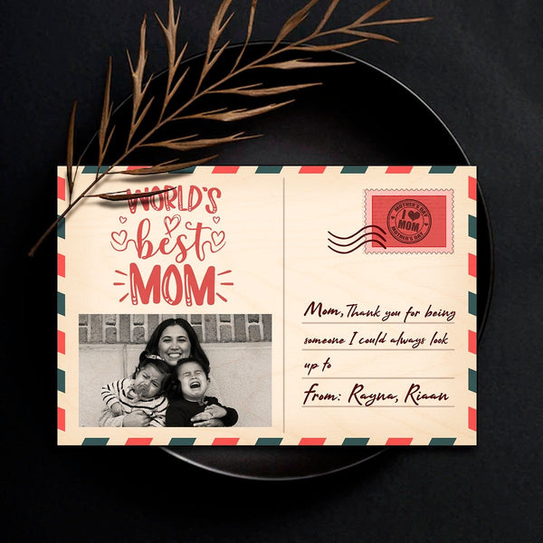 Personalised | Mother's Day | Wooden Postcard