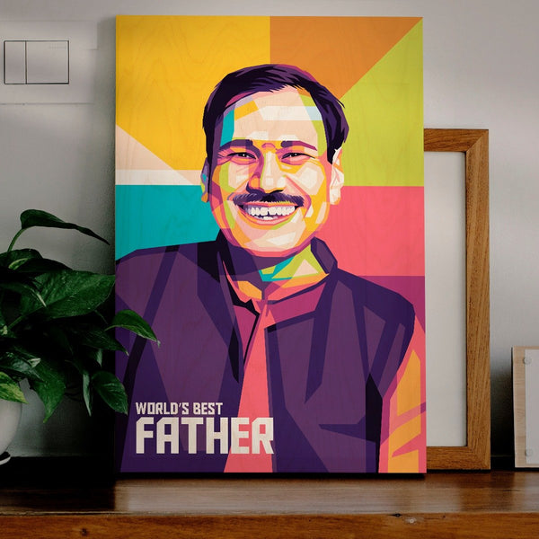 POP Art style | Father's Day | Single face | COD Not Available