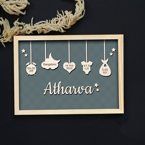 Personalised | New Born Baby Frames
