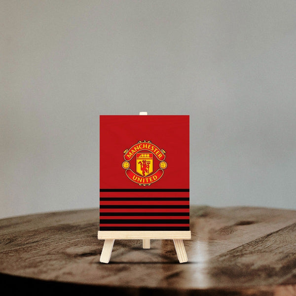 Red Devils Wood Print With Easel Stand