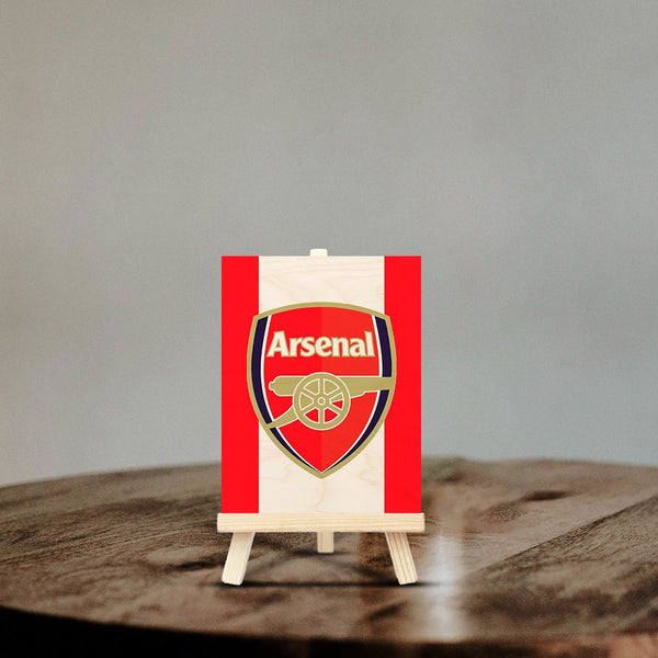 Arsenal Wood Print With Easel Stand