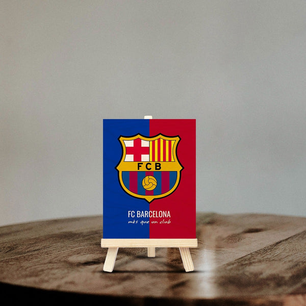 FCB Wood Print With Easel Stand