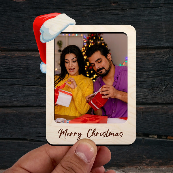 Personalised | Merry Christmas Photo Fridge Magnets