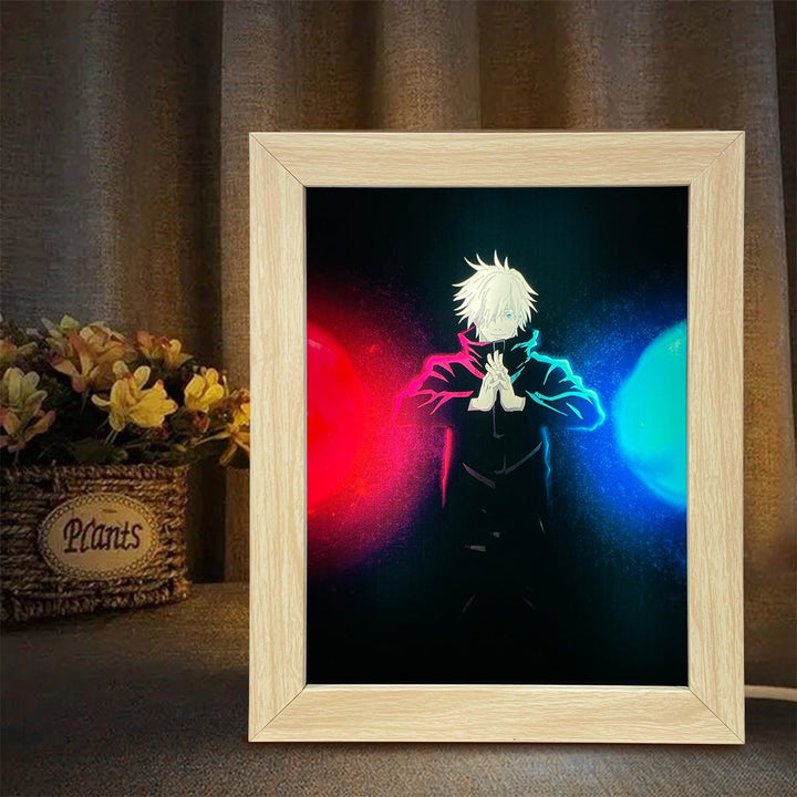Gojo Led Blue LED Glow Lamp | Gojo Jujutsu Kaisen – ChitraChaya