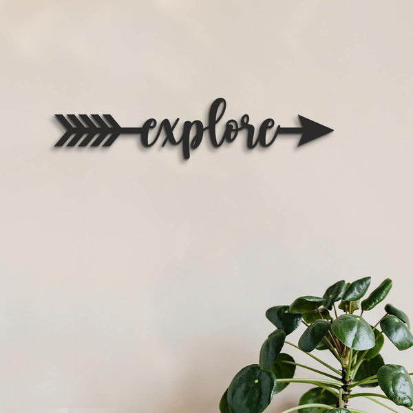 Wooden Arrow Sign | Explore