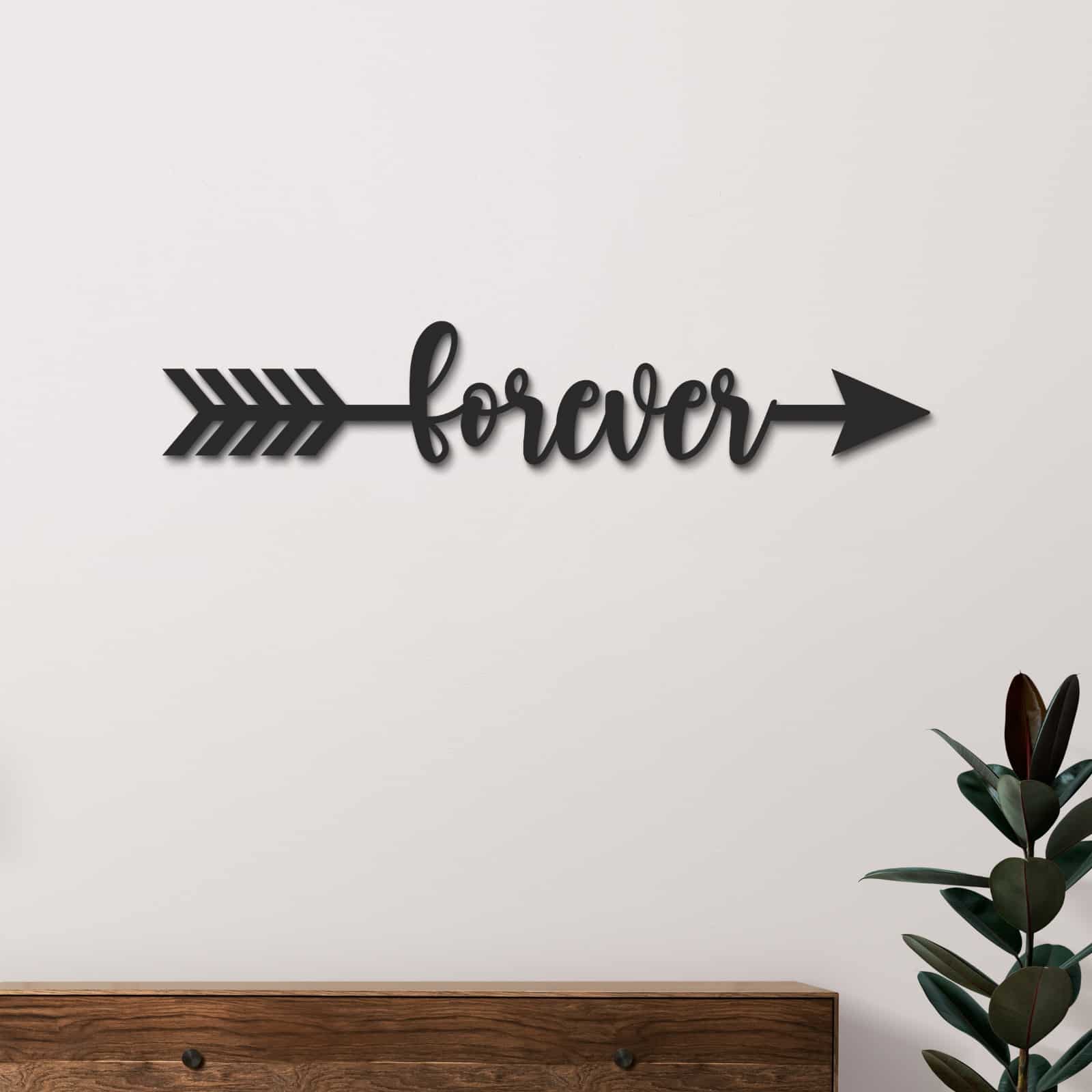 Forever Arrow Font Wooden Arrow Sign | Forever – ChitraChaya