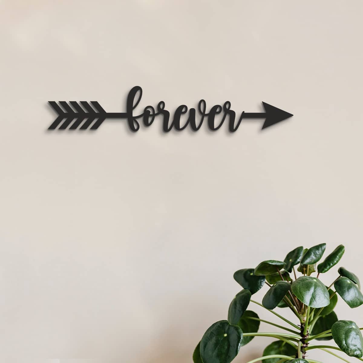 Wooden Arrow Sign | Forever – ChitraChaya