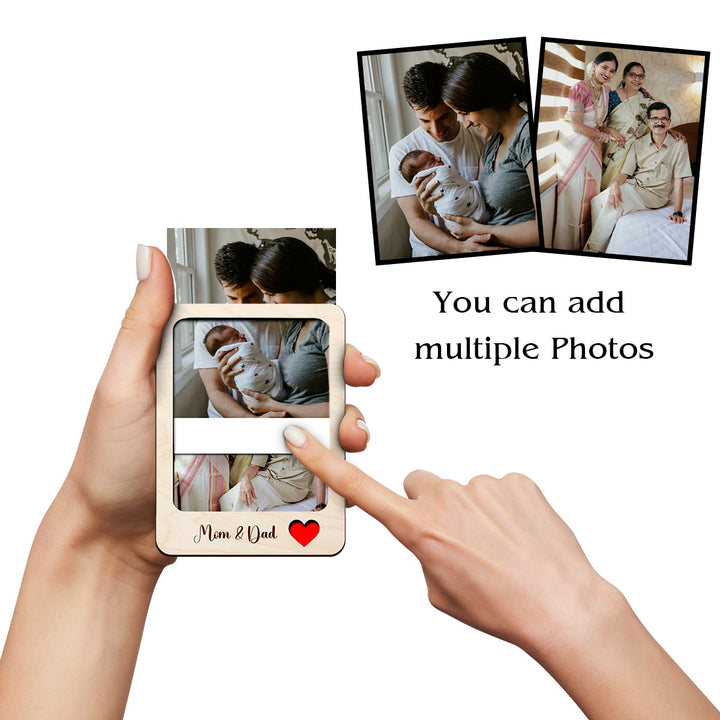 Personalised | Mom & Dad | Photo Frame Fridge Magnets – ChitraChaya